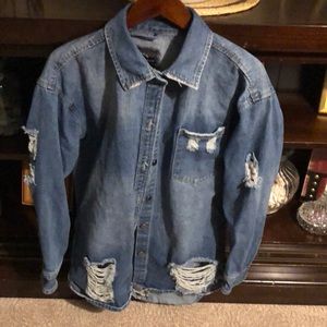 Jean shirt/jacket